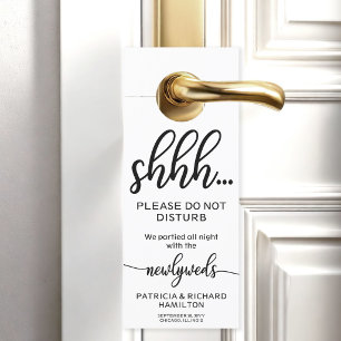 Colgador Para Puertas Cartel de puerta de boda No molestar