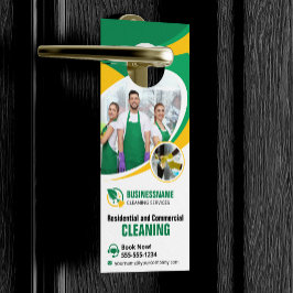 Colgador Para Puertas Casa Amarilla Verde Limpieza de empleada doméstica