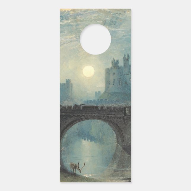 Colgador Para Puertas Castillo de William Turner Alnwick (Anverso)