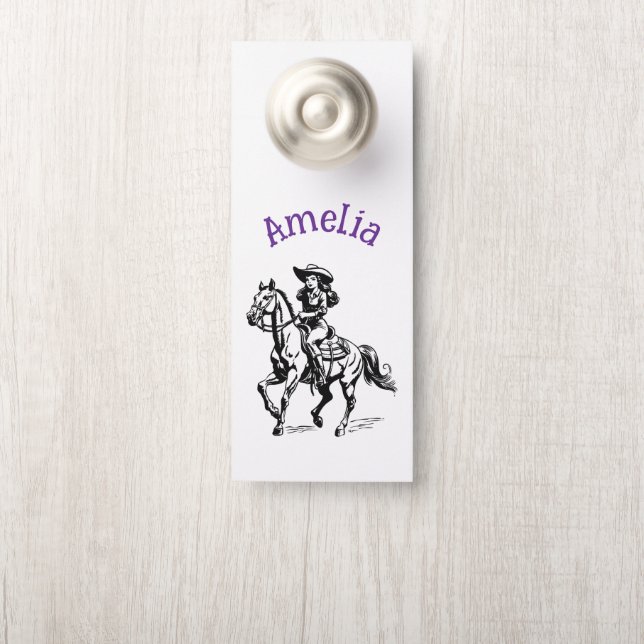 Colgador Para Puertas Chica de vaca (En pomo)