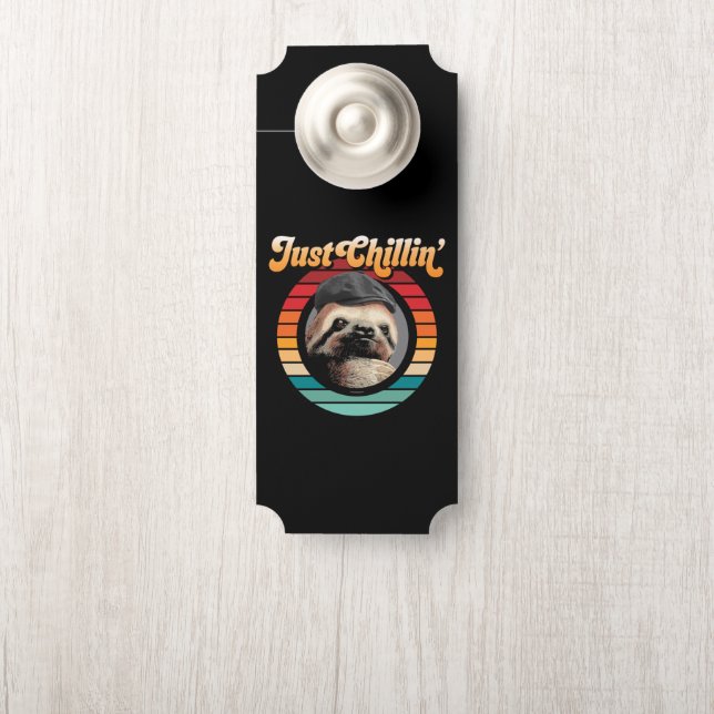 Colgador Para Puertas Chillin’ Sloth (En pomo)
