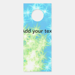 Colgador Para Puertas Cielo azul simple brillo destellos estrellas añade