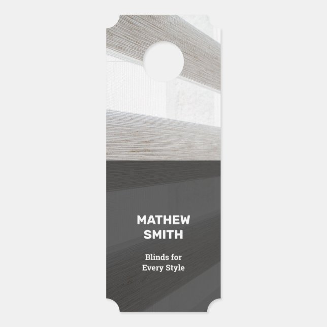 Colgador Para Puertas Cifras de ventana (Anverso)