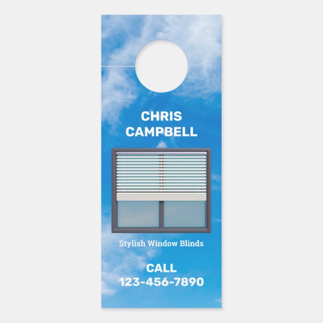 Colgador Para Puertas Cifras de ventana de un lado (Anverso)