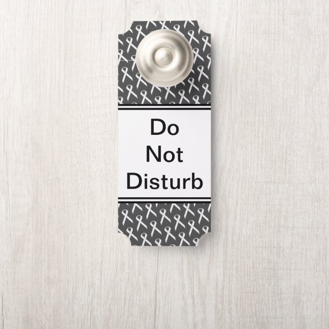 Colgador Para Puertas Cinta blanca estándar de Kenneth Yoncich (En pomo)