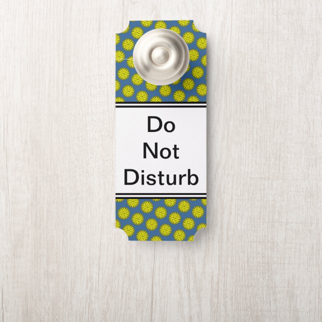 Colgador Para Puertas Cinta de flores amarillas de Kenneth Yoncich (En pomo)