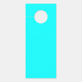 Colgador Para Puertas Color sólido azul neón | Clásica