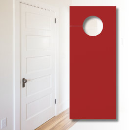 Colgador Para Puertas Color sólido rojo Crimson | Clásica | Elegante