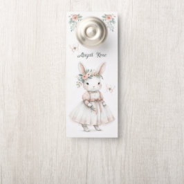 Colgador Para Puertas Conejo con vestido