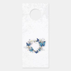 Colgador Para Puertas Corazón de joyas con mariposas Morfo