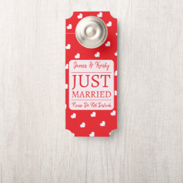 Colgador Para Puertas Corazones Feliz Día de San Valentín Patrón de Amor