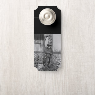 Colgador Para Puertas Cowboy Rancher o canadiense fuera del viejo oeste