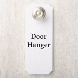Colgador Para Puertas Crea tu propia entrada grande personalizada simple