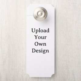 Colgador Para Puertas Crea tu propia entrada grande personalizada simple