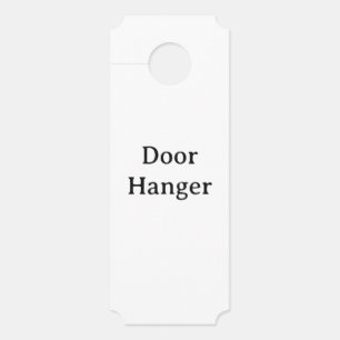 Colgador Para Puertas Crea Tu Propia Promoción de Marca Simple
