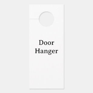 Colgador Para Puertas Crea Tu Propia Promoción de Marca Simple