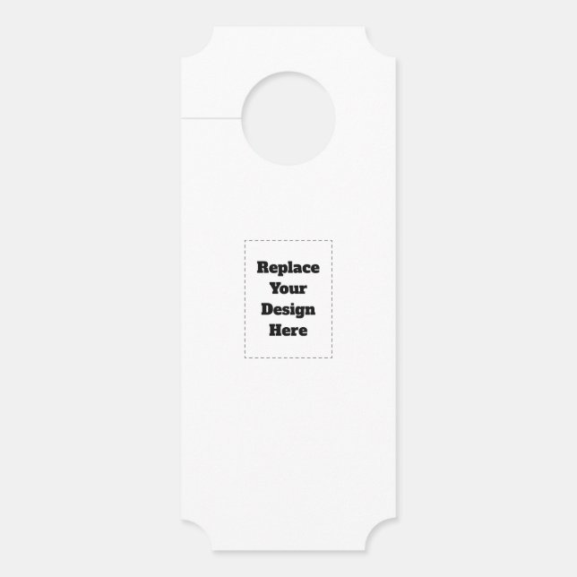 Colgador Para Puertas Crea tu propio blanco  (Anverso)