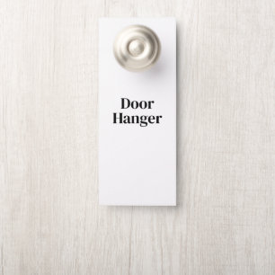 Colgador Para Puertas Crea tu propio premium   3,5" x 8,5" pequeño