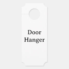 Colgador Para Puertas Crea tu propio ticket pequeño personalizado simple