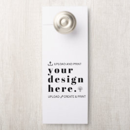 Colgador Para Puertas Create Your Own | 4.25" x 11" Custom Door Hanger 