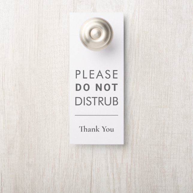 Colgador Para Puertas Create Your Own Do Not Disturb Wedding Door Hanger (En pomo)