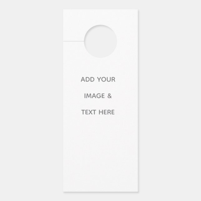 Colgador Para Puertas Create Your Own white  (Anverso)