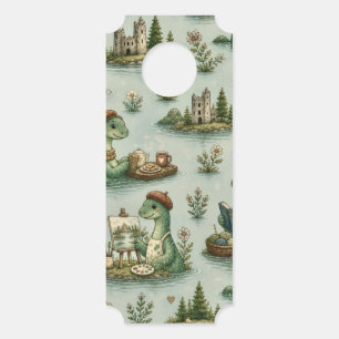 Colgador Para Puertas Criptídeos Acogedores Nessie Monstruo del Lago Nes