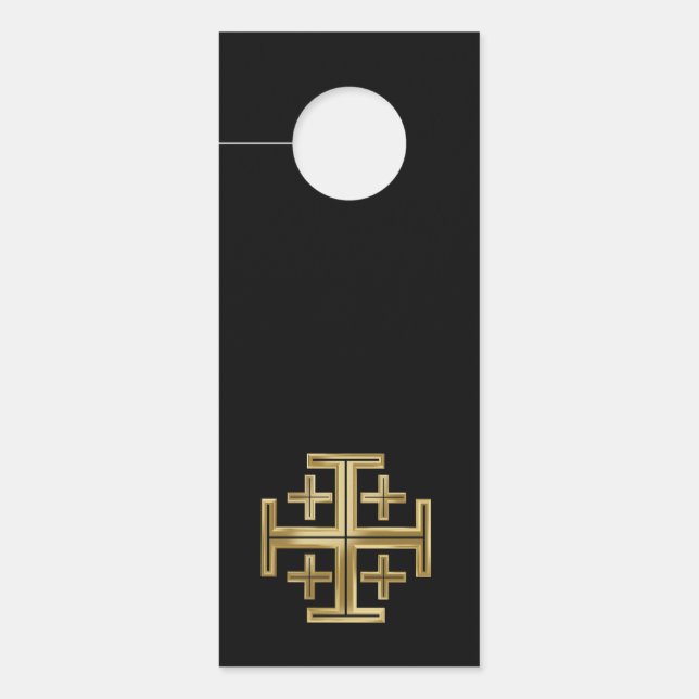 Colgador Para Puertas Cruz cristiana (Anverso)