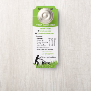 Colgador Para Puertas Cuidado de Césped Jardinería Servicio de Corte de 