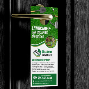 Colgador Para Puertas Cuidado de Césped Verde Jardinería Paisajismo