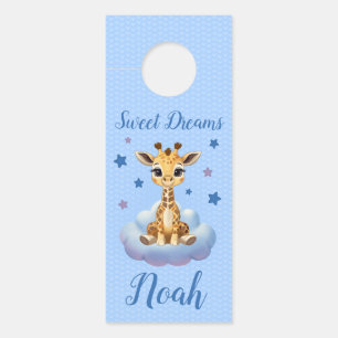 Colgador para puertas customizable baby giraffe