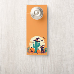 Colgador Para Puertas Desierto/cactus del suroeste de Halloween