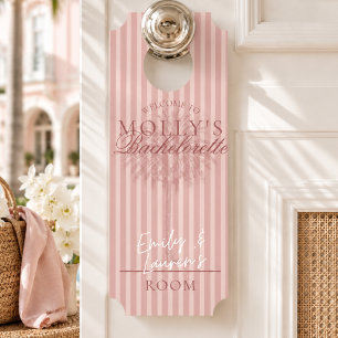 Colgador Para Puertas Despedida de soltera en Palm Beach Rosa