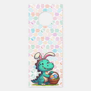 Colgador Para Puertas Dinosaurio conejito de Pascua lindo