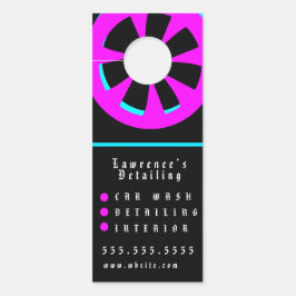 Colgador Para Puertas Diseñador de interiores de lavado de autos Neon Lo