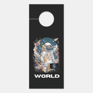 Colgador Para Puertas Diseño astronauta mundial