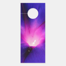 Diseños florales azul-púrpura