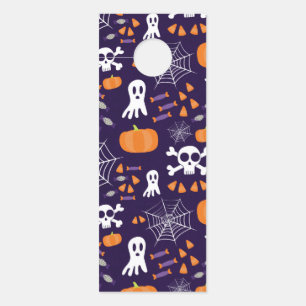 Colgador Para Puertas Diviértete patrón de Halloween