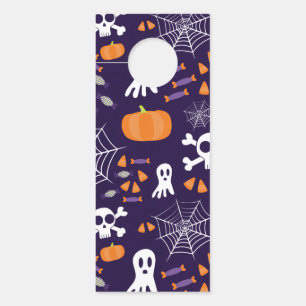 Colgador Para Puertas Diviértete patrón de Halloween