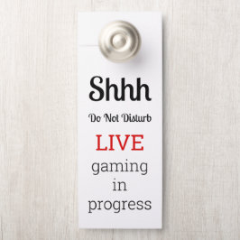 Colgador Para Puertas Do Not Disturb Gaming In Progress
