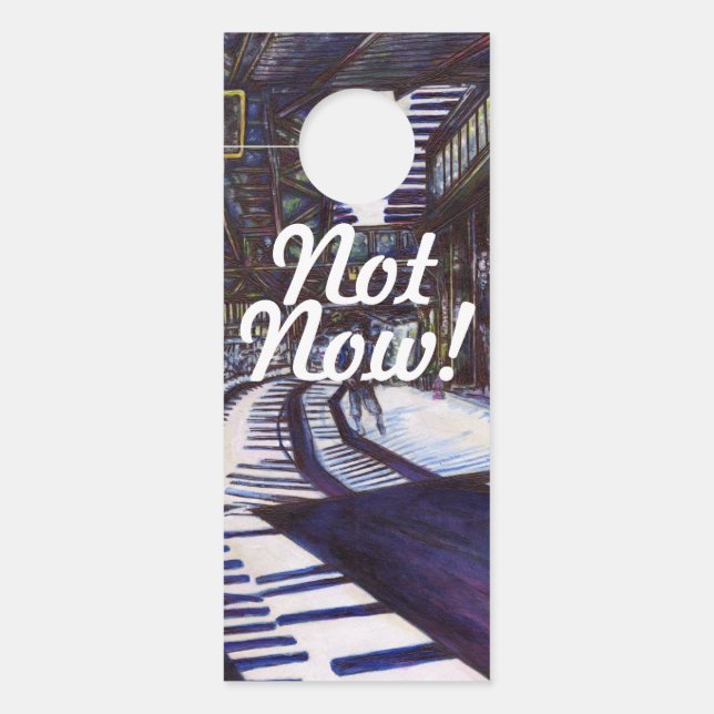 Colgador Para Puertas Dustar el piano (Anverso)