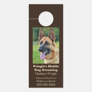 Colgador Para Puertas Editable Mobile Dog Groomer