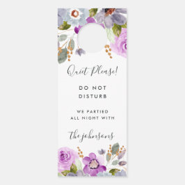 Colgador Para Puertas El Boda De La Bloomera Lilac No Perturba La Percha