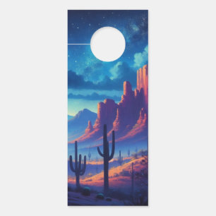 Colgador Para Puertas El desierto de noche al suroeste