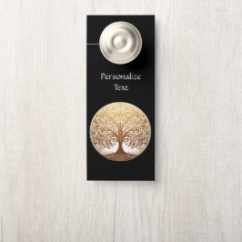 Colgador Para Puertas Elegant Gold Tree of Life Spiritual Zen 