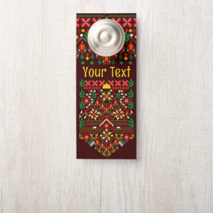 Colgador Para Puertas Embrodería tradicional de Palestina Tatreez