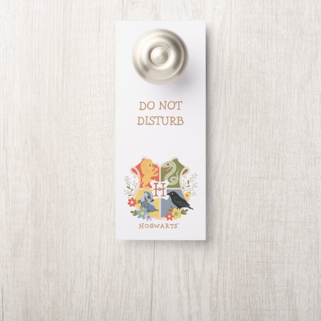 Colgador Para Puertas Escudo Magic Blooms HOGWARTS™ (En pomo)