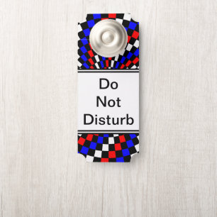 Colgador Para Puertas Espiral del verificador azul blanco rojo de Kennet