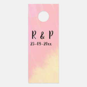 Colgador Para Puertas estilo de texto minimalista simple blanco boda ros