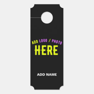 COLGADOR PARA PUERTAS ESTILOSO MODERNO PERSONALIZABLE NEGRO VERIFICADO D